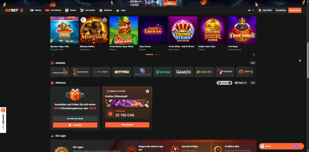 GGbet – Sweet Bonanza von Pragmatic Play, gedeckelt bei 10 Euro